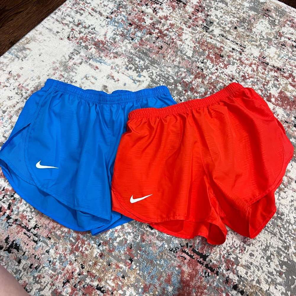 Two pairs of Nike dry fit shorts